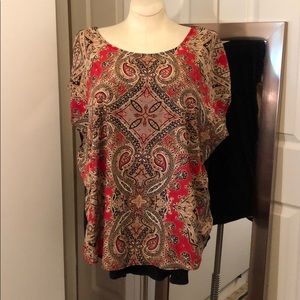 Half blouse half T-shirt tunic